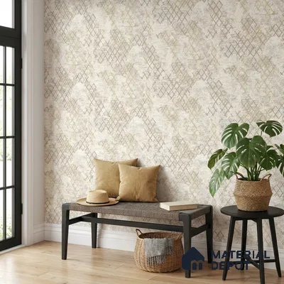 1152 | 10 Meter x 21 Inches Patterned Look Wallpaper - 57.37 Sq. Ft. | Minimum 15% wastage during installation