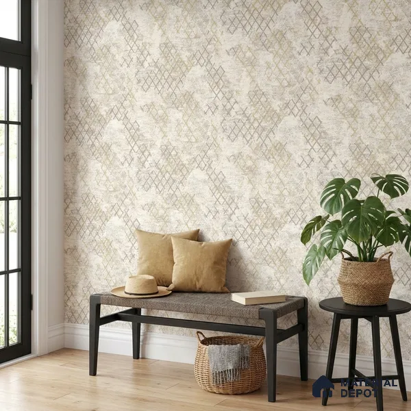 1152 | 10 Meter x 21 Inches Patterned Look Wallpaper - 57.37 Sq. Ft. | Minimum 15% wastage during installation