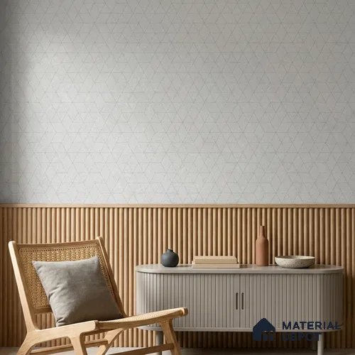 WK160-26 | 10 Meter x 21 Inches Geometric Look Wallpaper - 57.37 Sq. Ft. | Minimum 15% wastage during installation