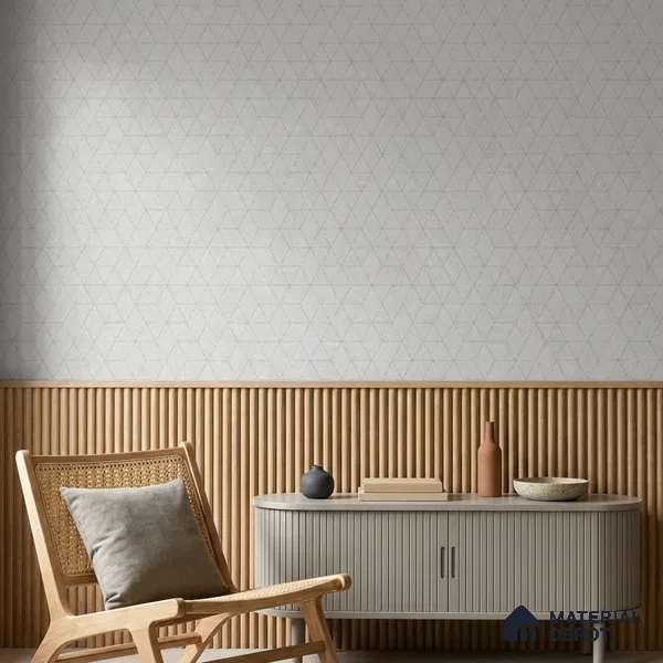 WK160-26 | 10 Meter x 21 Inches Geometric Look Wallpaper - 57.37 Sq. Ft. | Minimum 15% wastage during installation