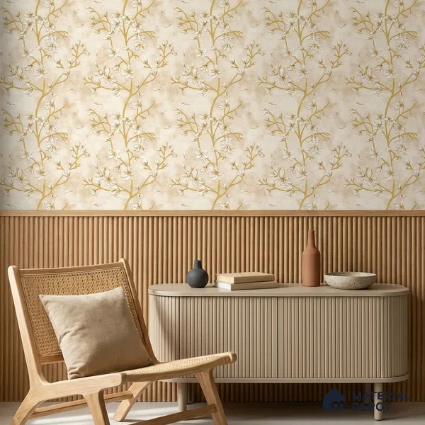 WK160-42 | 10 Meter x 21 Inches Florals Look Wallpaper - 57.37 Sq. Ft. | Minimum 15% wastage during installation