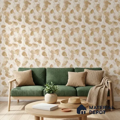 1106 | 10 Meter x 21 Inches Florals Look Wallpaper - 57.37 Sq. Ft. | Minimum 15% wastage during installation