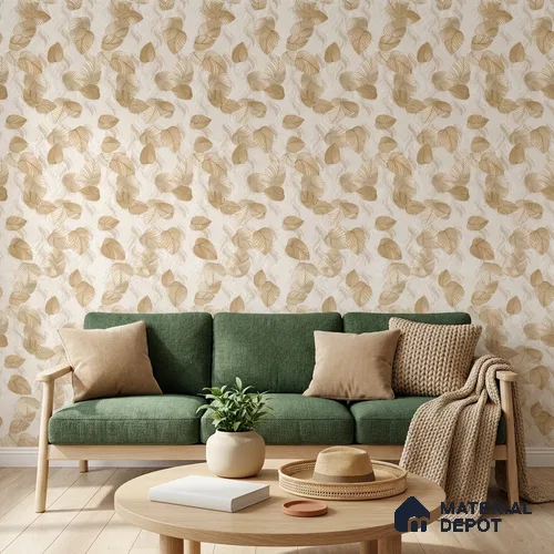 1106 | 10 Meter x 21 Inches Florals Look Wallpaper - 57.37 Sq. Ft. | Minimum 15% wastage during installation
