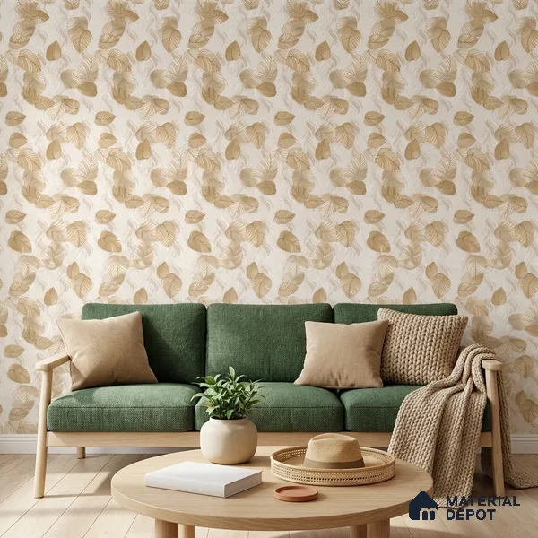 1106 | 10 Meter x 21 Inches Florals Look Wallpaper - 57.37 Sq. Ft. | Minimum 15% wastage during installation