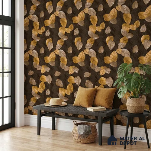 1105 | 10 Meter x 21 Inches Florals Look Wallpaper - 57.37 Sq. Ft. | Minimum 15% wastage during installation