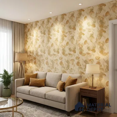 1107 | 10 Meter x 21 Inches Florals Look Wallpaper - 57.37 Sq. Ft. | Minimum 15% wastage during installation