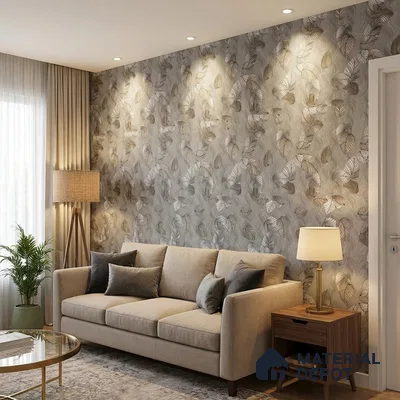 1109 | 10 Meter x 21 Inches Florals Look Wallpaper - 57.37 Sq. Ft. | Minimum 15% wastage during installation