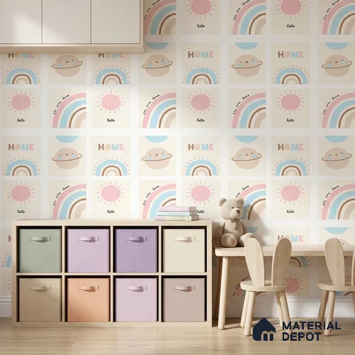 5195-1 | 4 Meter x 42 Inches Patterned Look Wallpaper - 45.94 Sq. Ft. | Minimum 15% wastage during installation