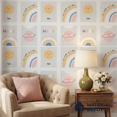 5195-2 | 4 Meter x 42 Inches Abstract Look Wallpaper - 45.94 Sq. Ft. | Minimum 15% wastage during installation