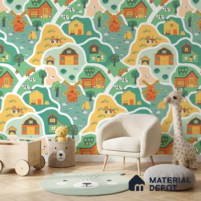 5169-1 | 4 Meter x 42 Inches Patterned Look Wallpaper - 45.94 Sq. Ft. | Minimum 15% wastage during installation