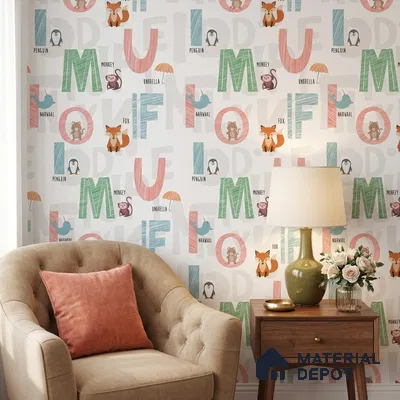 5184-1 | 4 Meter x 42 Inches Animal Print Look Wallpaper - 45.94 Sq. Ft. | Minimum 15% wastage during installation