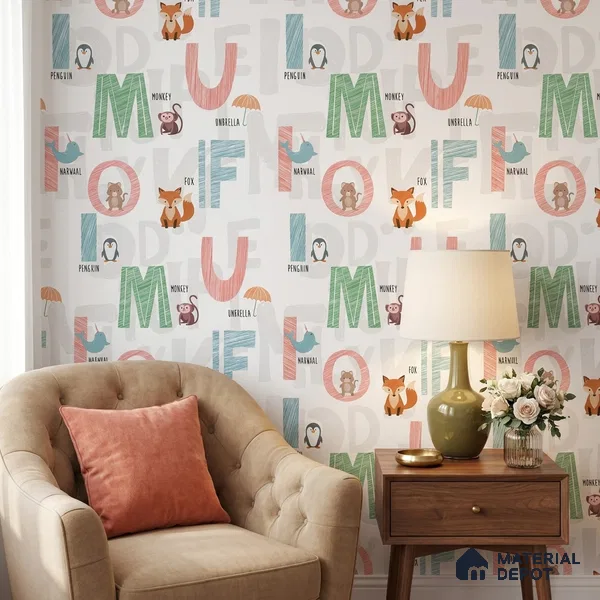 5184-1 | 4 Meter x 42 Inches Animal Print Look Wallpaper - 45.94 Sq. Ft. | Minimum 15% wastage during installation