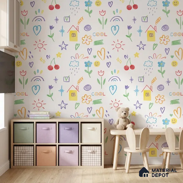 5194-1 | 4 Meter x 42 Inches Abstract Look Wallpaper - 45.94 Sq. Ft. | Minimum 15% wastage during installation