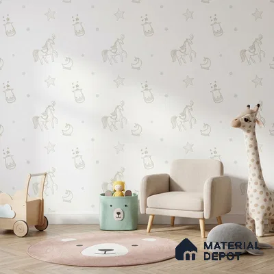 5189-1 | 4 Meter x 42 Inches Animal Print Look Wallpaper - 45.94 Sq. Ft. | Minimum 15% wastage during installation