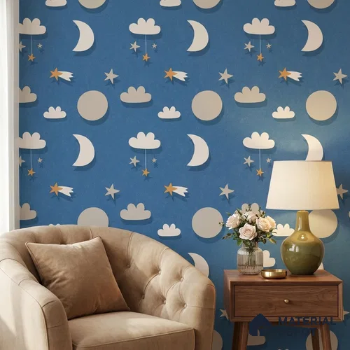 5186-2 | 4 Meter x 42 Inches Abstract Look Wallpaper - 45.94 Sq. Ft. | Minimum 15% wastage during installation