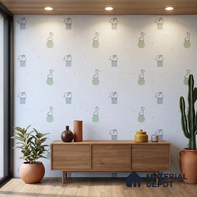 5183-2 | 4 Meter x 42 Inches Animal Print Look Wallpaper - 45.94 Sq. Ft. | Minimum 15% wastage during installation