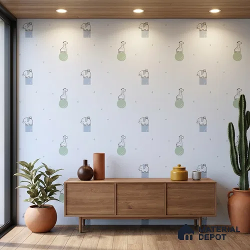 5183-2 | 4 Meter x 42 Inches Animal Print Look Wallpaper - 45.94 Sq. Ft. | Minimum 15% wastage during installation