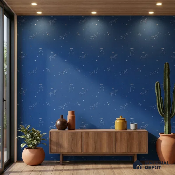 5181-2 | 4 Meter x 42 Inches Space Look Wallpaper - 45.94 Sq. Ft. | Minimum 15% wastage during installation