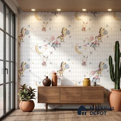 5180-1 | 4 Meter x 42 Inches Animal Print Look Wallpaper - 45.94 Sq. Ft. | Minimum 15% wastage during installation