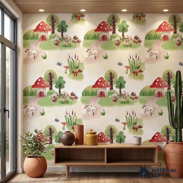5170-1 | 4 Meter x 42 Inches Animal Print Look Wallpaper - 45.94 Sq. Ft. | Minimum 15% wastage during installation