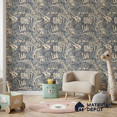 5159-1 | 4 Meter x 42 Inches Abstract Look Wallpaper - 45.94 Sq. Ft. | Minimum 15% wastage during installation