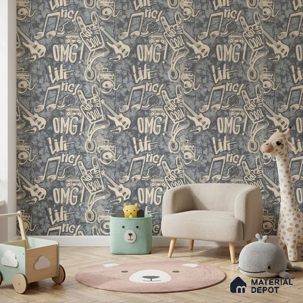 5159-1 | 4 Meter x 42 Inches Abstract Look Wallpaper - 45.94 Sq. Ft. | Minimum 15% wastage during installation