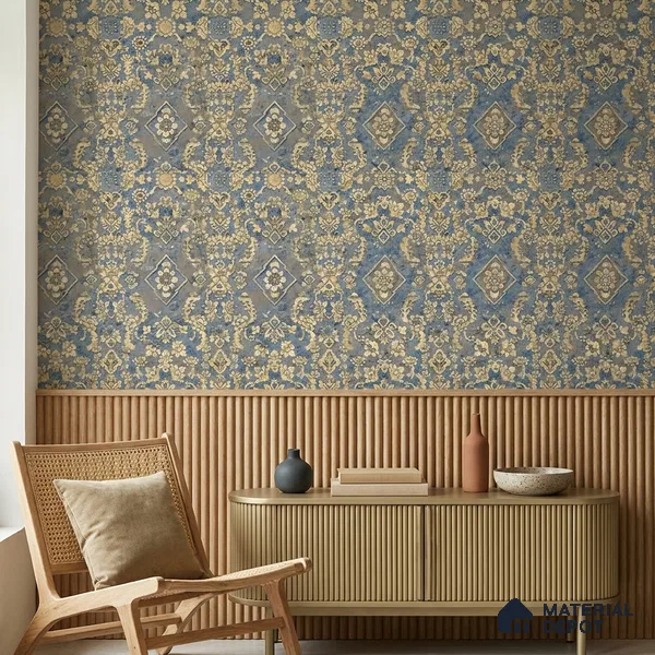 WK160-06 | 10 Meter x 21 Inches Patterned Look Wallpaper - 57.37 Sq. Ft. | Minimum 15% wastage during installation
