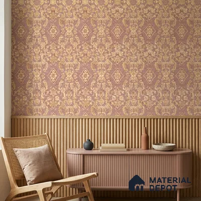 WK160-08 | 10 Meter x 21 Inches Patterned Look Wallpaper - 57.37 Sq. Ft. | Minimum 15% wastage during installation