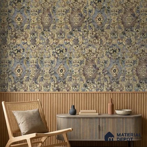 WK160-05 | 10 Meter x 21 Inches Patterned Look Wallpaper - 57.37 Sq. Ft. | Minimum 15% wastage during installation