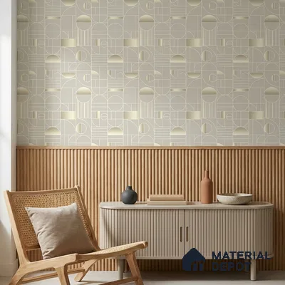 WK160-11 | 10 Meter x 21 Inches Patterned Look Wallpaper - 57.37 Sq. Ft. | Minimum 15% wastage during installation