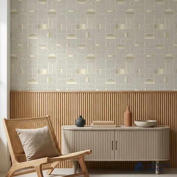WK160-11 | 10 Meter x 21 Inches Patterned Look Wallpaper - 57.37 Sq. Ft. | Minimum 15% wastage during installation