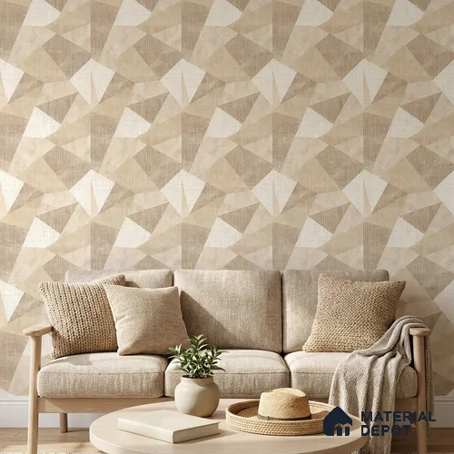 WK160-22 | 10 Meter x 21 Inches Patterned Look Wallpaper - 57.37 Sq. Ft. | Minimum 15% wastage during installation