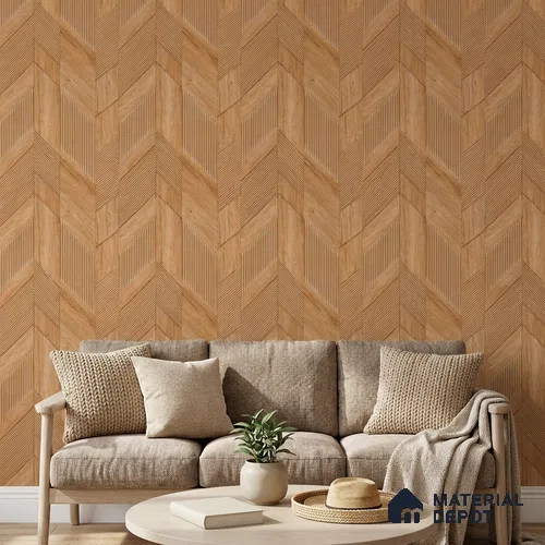 WK160-31 | 10 Meter x 21 Inches Patterned Look Wallpaper - 57.37 Sq. Ft. | Minimum 15% wastage during installation