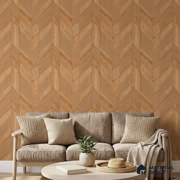 WK160-31 | 10 Meter x 21 Inches Patterned Look Wallpaper - 57.37 Sq. Ft. | Minimum 15% wastage during installation