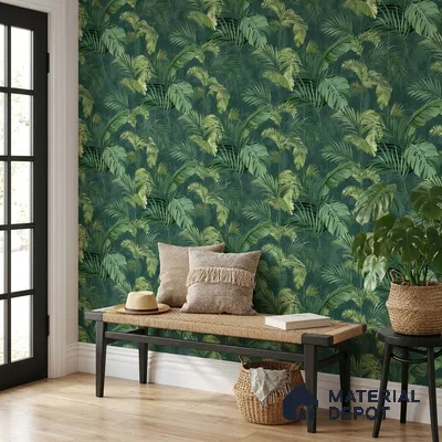 WK160-38 | 10 Meter x 21 Inches Tropical Look Wallpaper - 57.37 Sq. Ft. | Minimum 15% wastage during installation