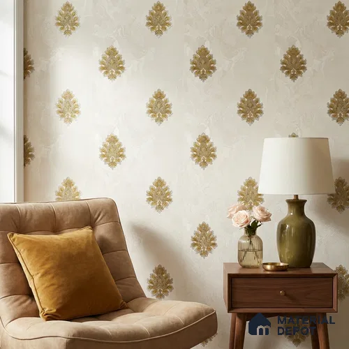 170-41 | 9.6 Meter x 20.87 Inches Patterned Look Wallpaper - 54.77 Sq. Ft. | Minimum 15% wastage during installation