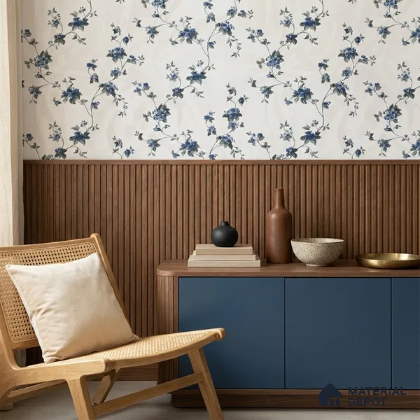 170-39 | 9.6 Meter x 20.87 Inches Florals Look Wallpaper - 54.77 Sq. Ft. | Minimum 15% wastage during installation