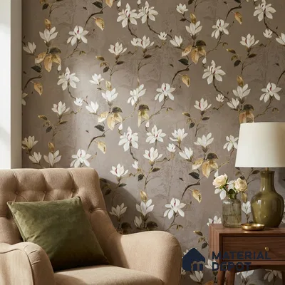 170-28 | 9.6 Meter x 20.87 Inches Florals Look Wallpaper - 54.77 Sq. Ft. | Minimum 15% wastage during installation