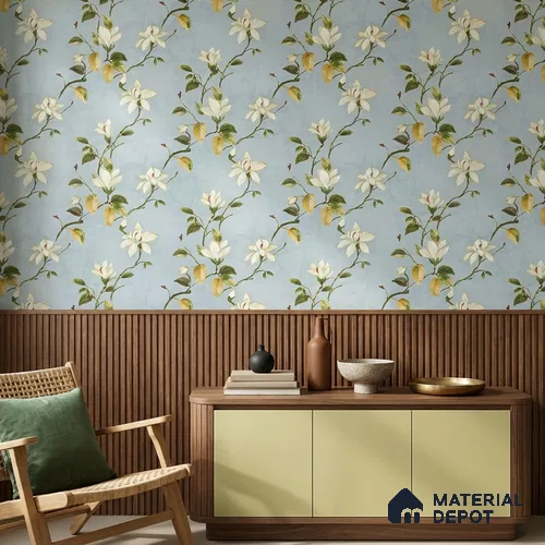 170-25 | 9.6 Meter x 20.87 Inches Florals Look Wallpaper - 54.77 Sq. Ft. | Minimum 15% wastage during installation