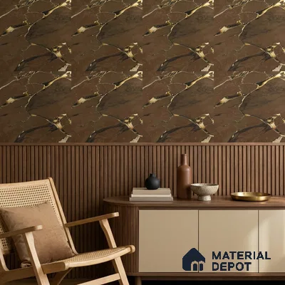 170-47 | 9.6 Meter x 20.87 Inches Marble Look Wallpaper - 54.77 Sq. Ft. | Minimum 10% wastage during installation