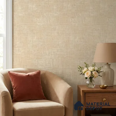 81375-3 | 5 Meter x 42 Inches Fabric Look Wallpaper - 57 Sq. Ft.  | Minimum 10% wastage during installation