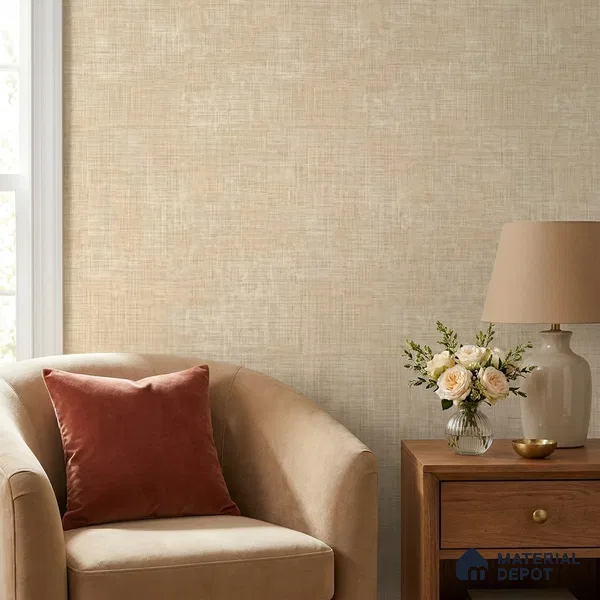 81375-3 | 5 Meter x 42 Inches Fabric Look Wallpaper - 57 Sq. Ft. | Minimum 10% wastage during installation