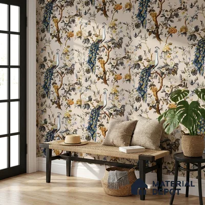 170-2 | 9.6 Meter x 20.87 Inches Animal Print Look Wallpaper - 54.77 Sq. Ft. | Minimum 15% wastage during installation