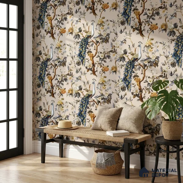 170-2 | 9.6 Meter x 20.87 Inches Animal Print Look Wallpaper - 54.77 Sq. Ft. | Minimum 15% wastage during installation