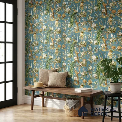 170-4 | 9.6 Meter x 20.87 Inches Animal Print Look Wallpaper - 54.77 Sq. Ft. | Minimum 15% wastage during installation