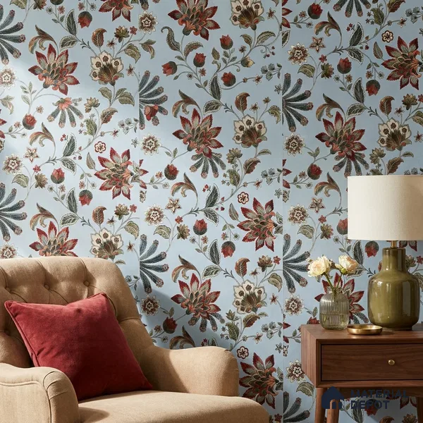 170-13 | 9.6 Meter x 20.87 Inches Florals Look Wallpaper - 54.77 Sq. Ft. | Minimum 15% wastage during installation