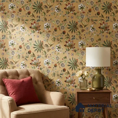 170-16 | 9.6 Meter x 20.87 Inches Florals Look Wallpaper - 54.77 Sq. Ft. | Minimum 15% wastage during installation