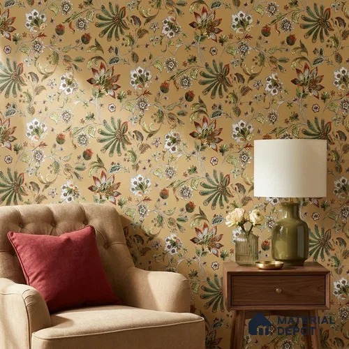 170-16 | 9.6 Meter x 20.87 Inches Florals Look Wallpaper - 54.77 Sq. Ft. | Minimum 15% wastage during installation