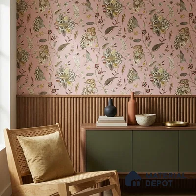 170-23 | 9.6 Meter x 20.87 Inches Florals Look Wallpaper - 54.77 Sq. Ft. | Minimum 15% wastage during installation