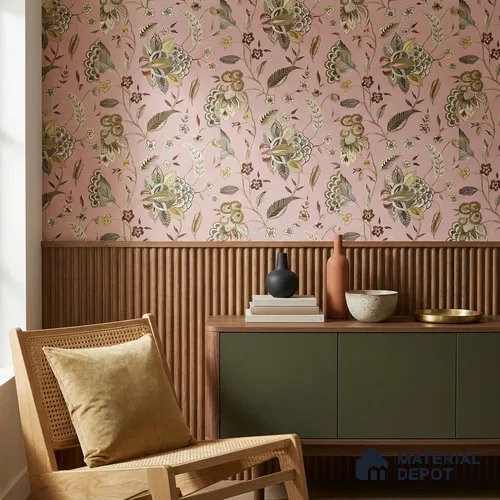 170-23 | 9.6 Meter x 20.87 Inches Florals Look Wallpaper - 54.77 Sq. Ft. | Minimum 15% wastage during installation